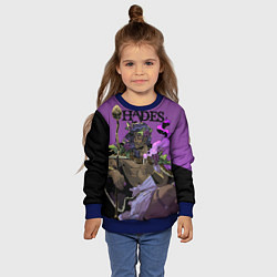Свитшот детский Hades - Дионис, цвет: 3D-синий — фото 2