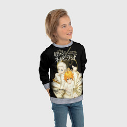Свитшот детский Обещанный Неверленд, цвет: 3D-меланж — фото 2