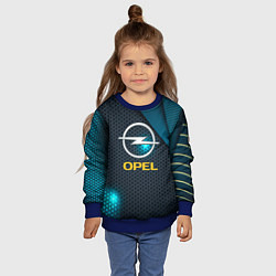 Свитшот детский OPEL ОПЕЛЬ, цвет: 3D-синий — фото 2