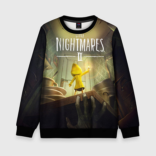 Детский свитшот Little Nightmares 2 / 3D-Черный – фото 1
