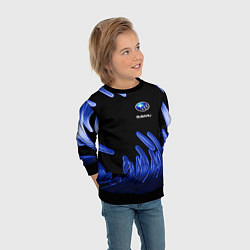 Свитшот детский Subaru, цвет: 3D-черный — фото 2
