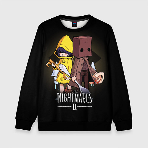 Детский свитшот LITTLE NIGHTMARES 2 / 3D-Черный – фото 1