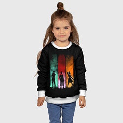 Свитшот детский Магическая Битва, цвет: 3D-белый — фото 2