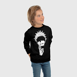 Свитшот детский Магическая Битва, цвет: 3D-черный — фото 2