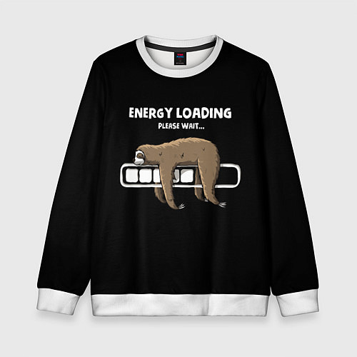 Детский свитшот ENERGY LOADING / 3D-Белый – фото 1