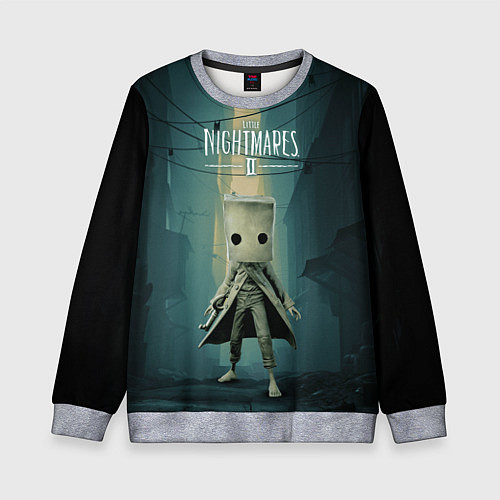 Детский свитшот Little Nightmares / 3D-Меланж – фото 1