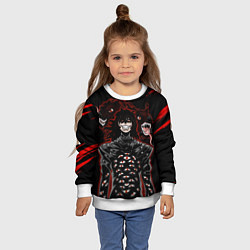 Свитшот детский Hellsing Хеллсинг, цвет: 3D-белый — фото 2