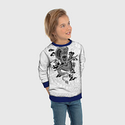 Свитшот детский ДРАКОН DRAGON, цвет: 3D-синий — фото 2