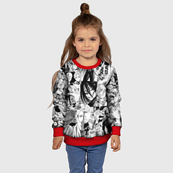 Свитшот детский One-Punch Man Ванпачмен, цвет: 3D-красный — фото 2