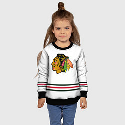 Свитшот детский Чикаго Блэкхокс Форма1, цвет: 3D-черный — фото 2