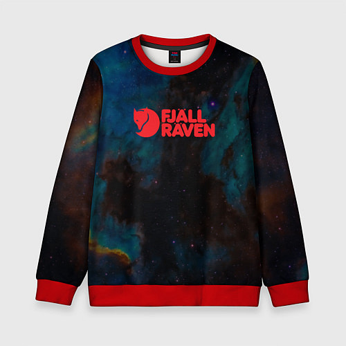 Детский свитшот Fjall Raven Дизайнерская / 3D-Красный – фото 1