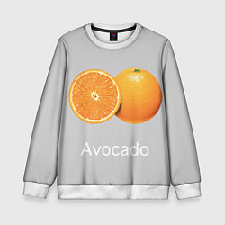 Детский свитшот Orange avocado