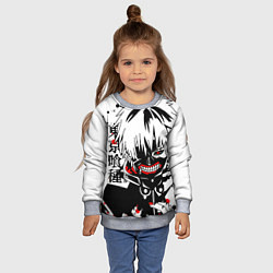 Свитшот детский ТОКИЙСКИЙ ГУЛЬ, цвет: 3D-меланж — фото 2