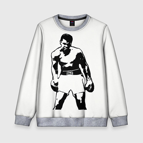 Детский свитшот The Greatest Muhammad Ali / 3D-Меланж – фото 1