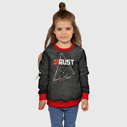 Свитшот детский Rust Мамкин Рейдер Раст, цвет: 3D-красный — фото 2