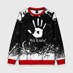 Детский свитшот WE KNOW TES