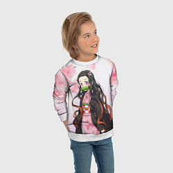 Свитшот детский НЕЗУКА NEZUKO, цвет: 3D-белый — фото 2