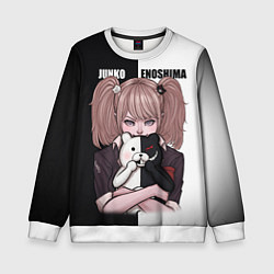 Свитшот детский MONOKUMA JUNKO, цвет: 3D-белый