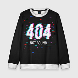 Детский свитшот Глитч 404