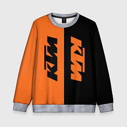 Свитшот детский KTM КТМ Z, цвет: 3D-меланж