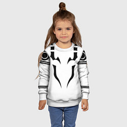 Свитшот детский ИТАДОРИ ТАТУ JUJUTSU KAISEN, цвет: 3D-белый — фото 2