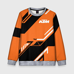 Свитшот детский KTM КТМ SPORT, цвет: 3D-меланж
