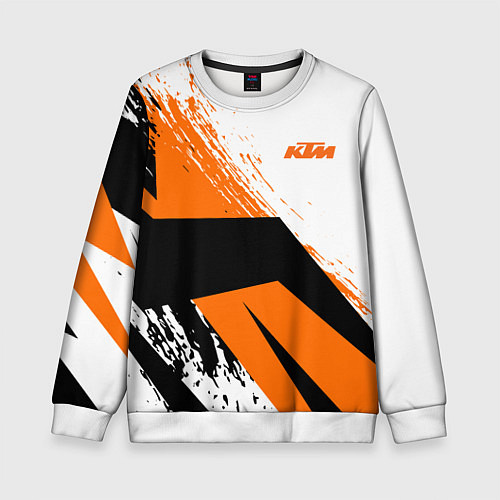 Детский свитшот KTM КТМ Z / 3D-Белый – фото 1