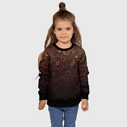Свитшот детский Шестеренки, цвет: 3D-черный — фото 2