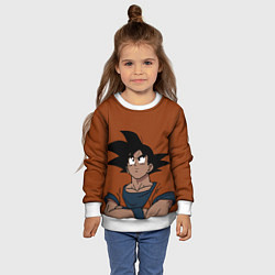 Свитшот детский DRAGON BALL ДРАГОН БОЛЛ, цвет: 3D-белый — фото 2