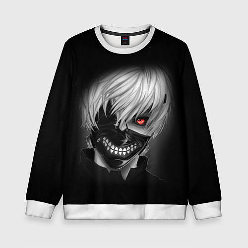 Детский свитшот TOKYO GHOUL ТОКИЙСКИЙ ГУЛЬ / 3D-Белый – фото 1