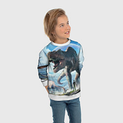 Свитшот детский Ark Survival Evolved, цвет: 3D-белый — фото 2