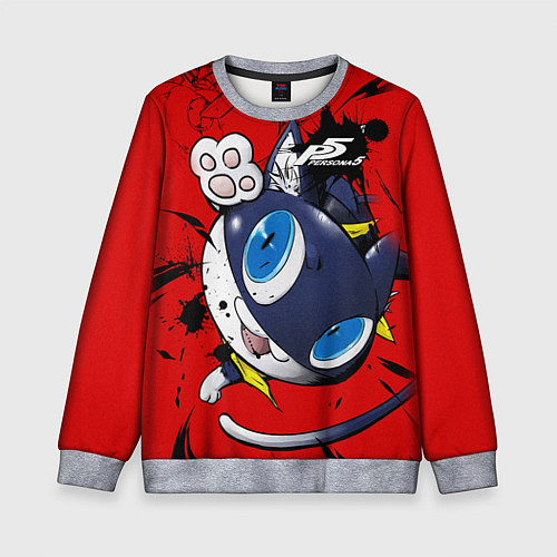 Детский свитшот Персона 5 / 3D-Меланж – фото 1