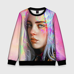 Свитшот детский Billie Eilish, цвет: 3D-черный