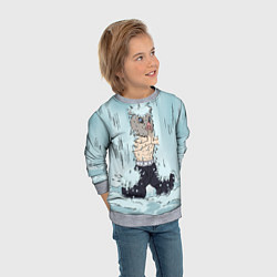 Свитшот детский МЕДИТАЦИЯ ИНОСКЕ, цвет: 3D-меланж — фото 2