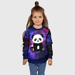 Свитшот детский Space Panda, цвет: 3D-синий — фото 2
