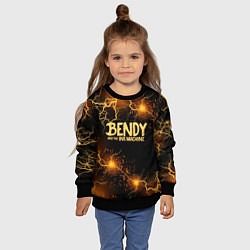 Свитшот детский BENDY LOGO, цвет: 3D-черный — фото 2