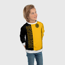 Свитшот детский NHL BOSTON BRUINS, цвет: 3D-белый — фото 2