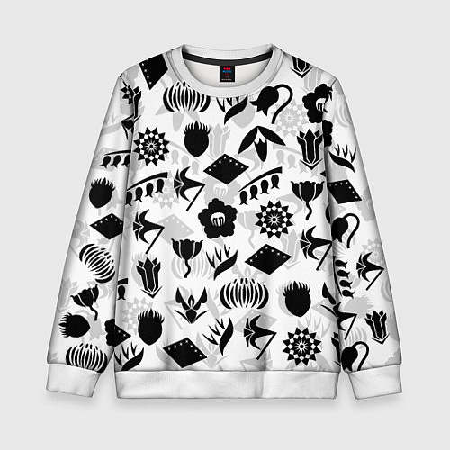 Детский свитшот БЛИЧ КАПИТАНЫ ГОТЕЙ 13 ЭМБЛЕМЫ / 3D-Белый – фото 1