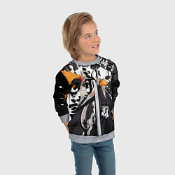 Свитшот детский Bleach, цвет: 3D-меланж — фото 2