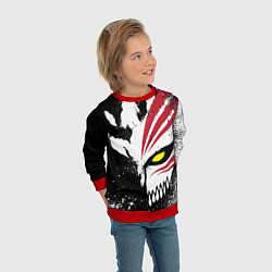 Свитшот детский БЛИЧ МАСКА BLEACH, цвет: 3D-красный — фото 2