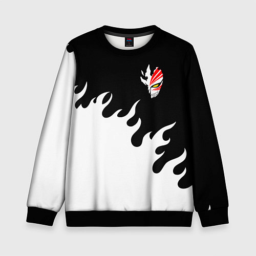 Детский свитшот BLEACH FIRE БЛИЧ ОГОНЬ / 3D-Черный – фото 1