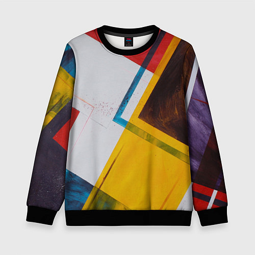 Детский свитшот KVADRO / 3D-Черный – фото 1