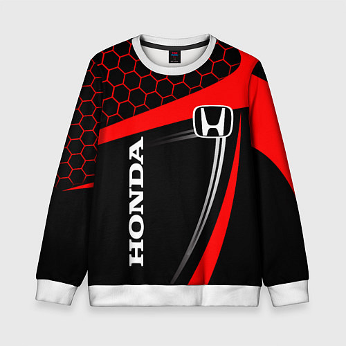 Детский свитшот HONDA ХОНДА SPORT / 3D-Белый – фото 1