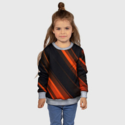 Свитшот детский ORANGE Black, цвет: 3D-меланж — фото 2
