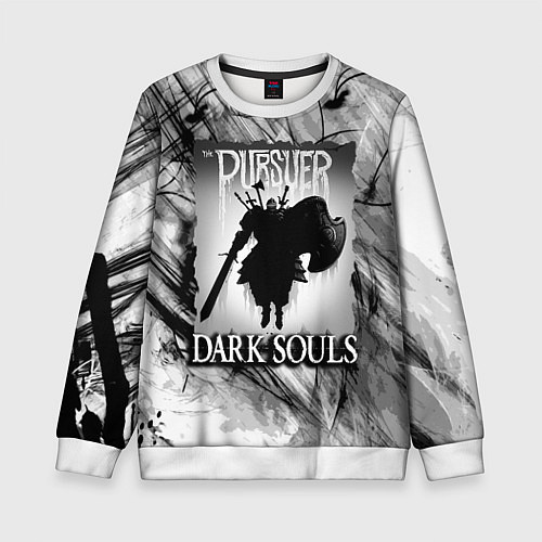 Детский свитшот DARK SOULS ТЁМНЫЙ МИР / 3D-Белый – фото 1