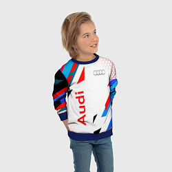Свитшот детский AUDI АУДИ SPORT, цвет: 3D-синий — фото 2