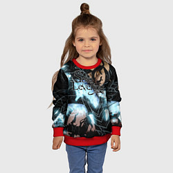Свитшот детский Solo leveling, цвет: 3D-красный — фото 2