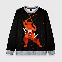 Детский свитшот Иноске Хашибира Kimetsu no Yaiba