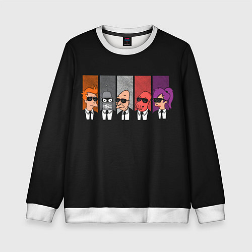Детский свитшот Agents Futurama / 3D-Белый – фото 1