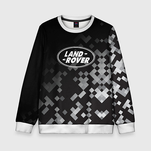 Детский свитшот LAND ROVER ГОРОДСКОЙ КАМУФЛЯЖ / 3D-Белый – фото 1